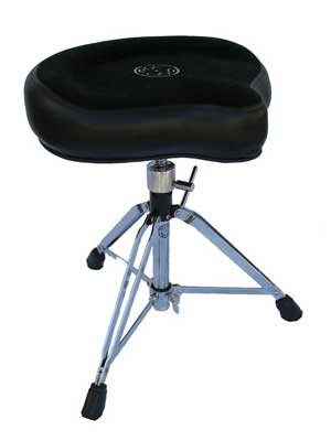 Roc N Soc MS Mac Saddle Drum Throne With Double Braced Spindle Base