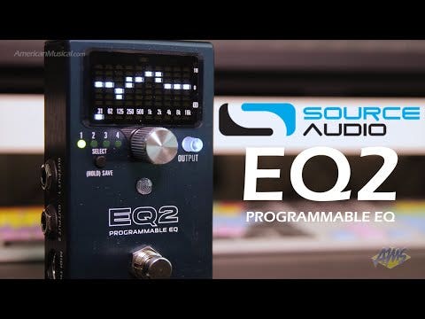Source Audio SA270 EQ2 Programmable Equalizer Pedal | American