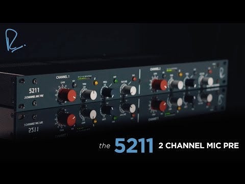 Rupert Neve Designs 5211-S Dual Channel Microphone Preamp
