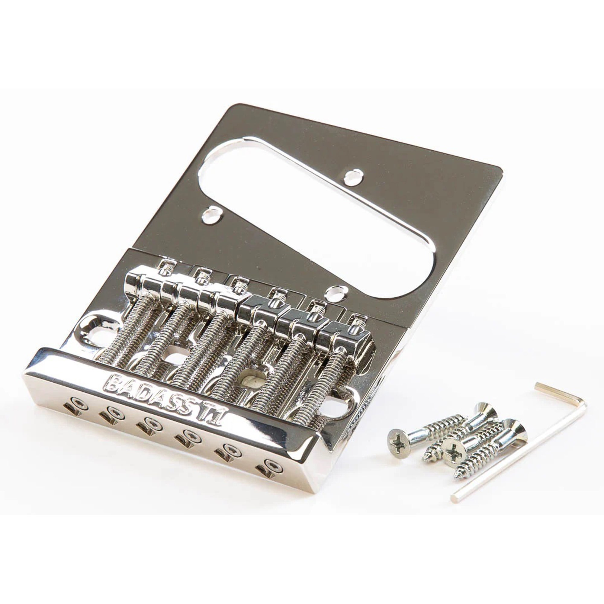 Leo Quan Badass T1 Tele Bridge, Nickel
