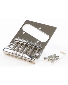 Leo Quan Badass T1 Tele Bridge, Nickel