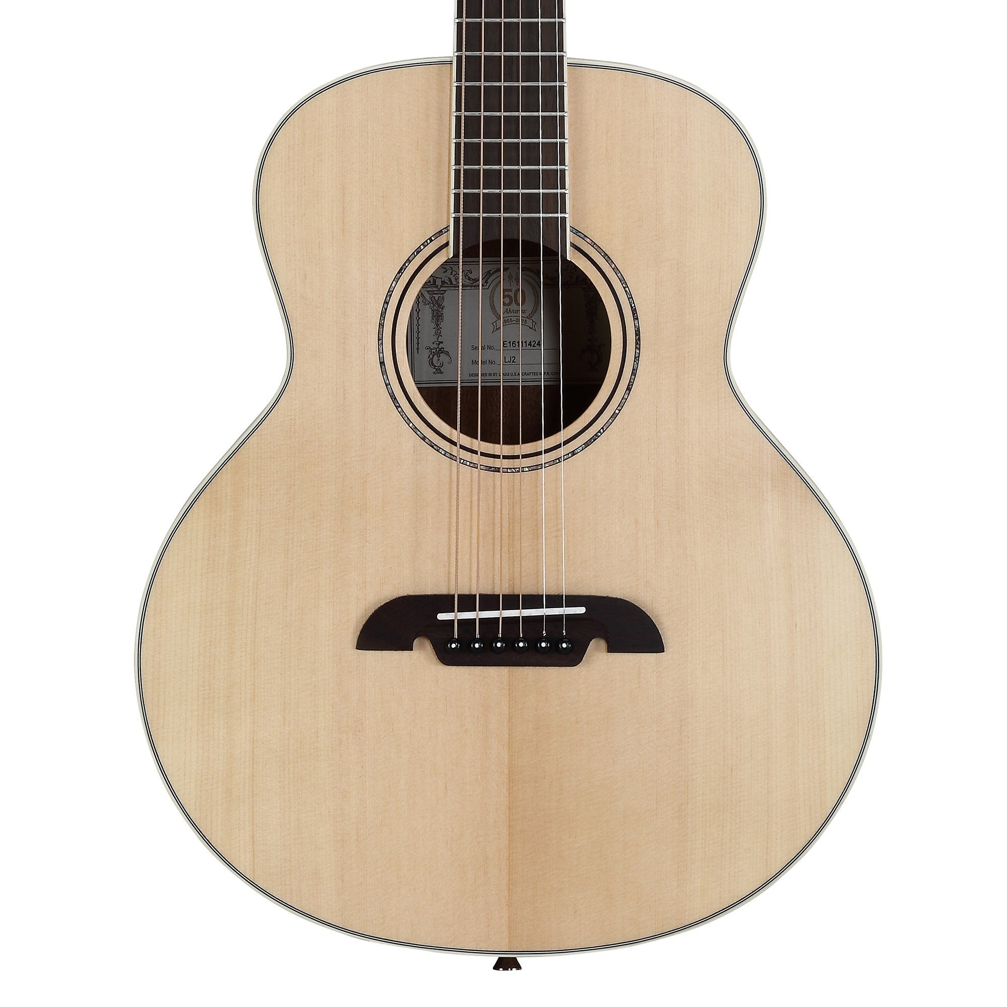 Alvarez LJ2 Little Jumbo Acoustic Electric Travel Guitar with Gig Bag