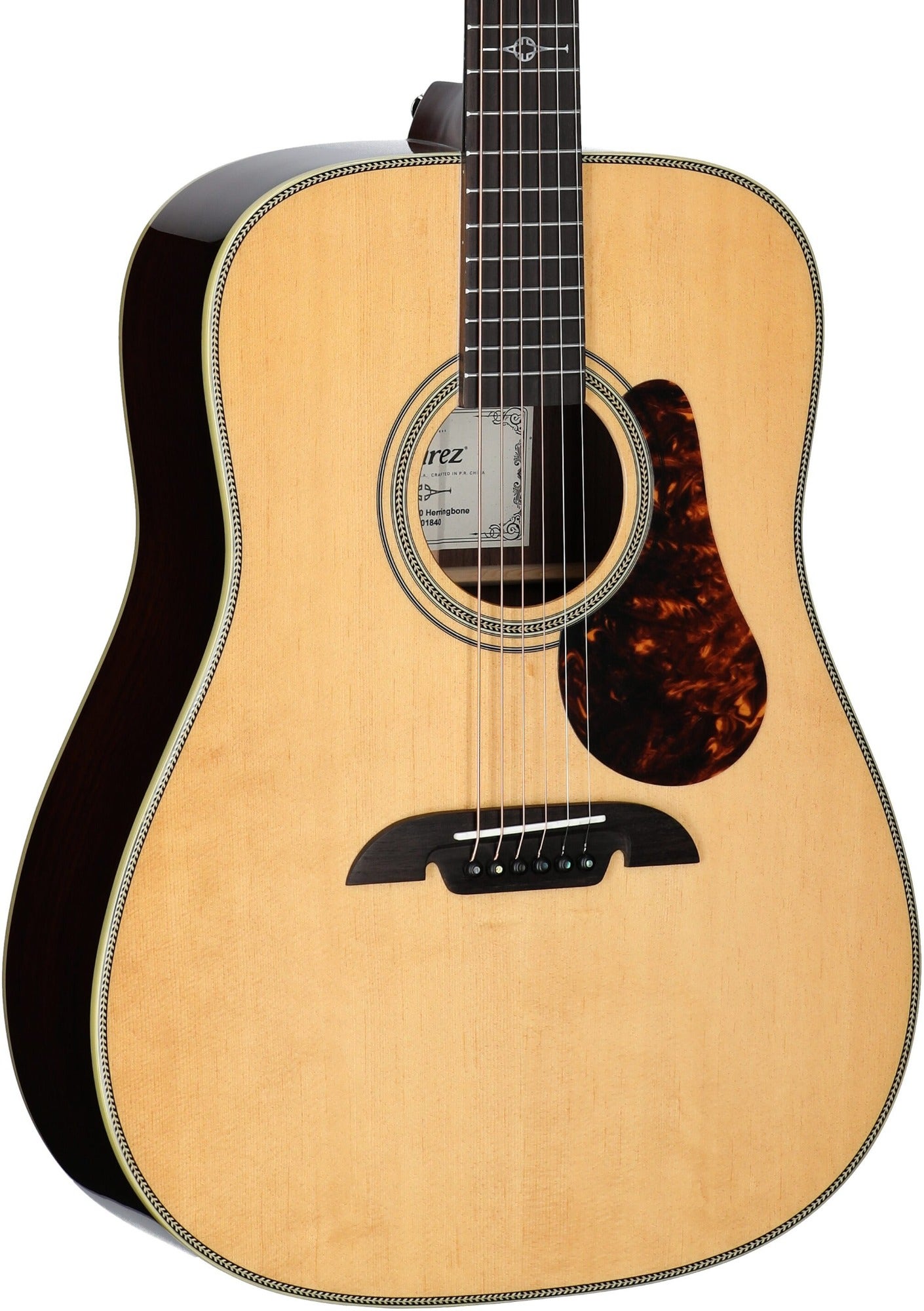 Alvarez MD70 Masterworks Herringbone Dreadnought with Gig Bag