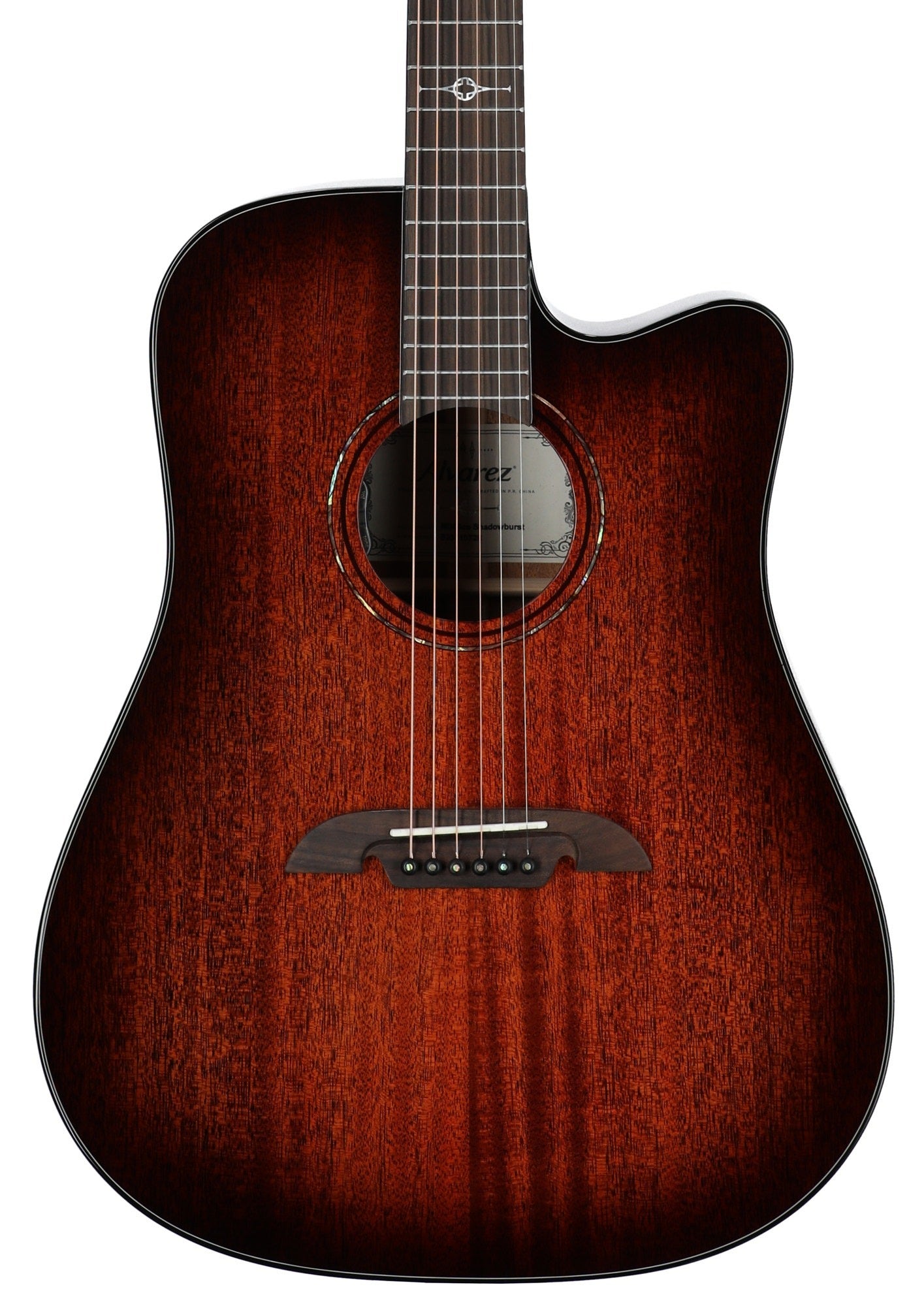 Alvarez MDA66CESHB Masterworks Acoustic Electric Cutaway Guitar