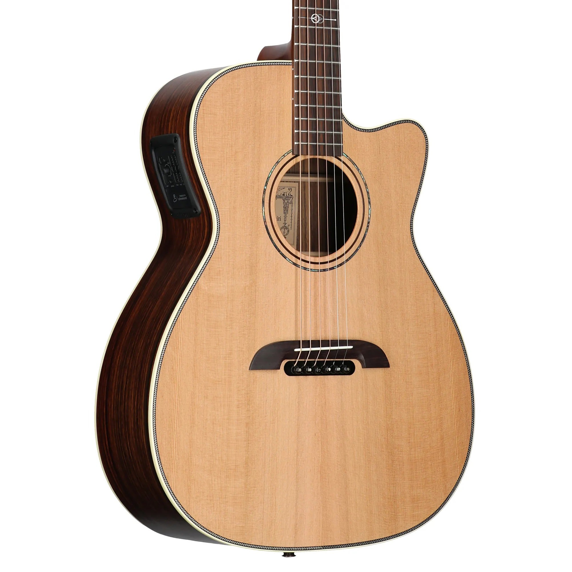 Alvarez WY1 Yairi Stage Folk Acoustic Electric Guitar with Case