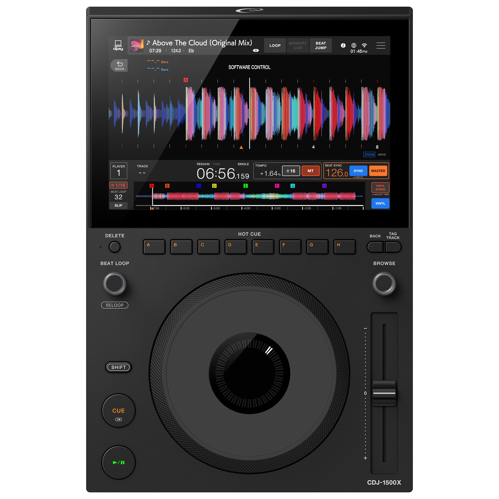AlphaTheta CDJ1500X Professional Media Player