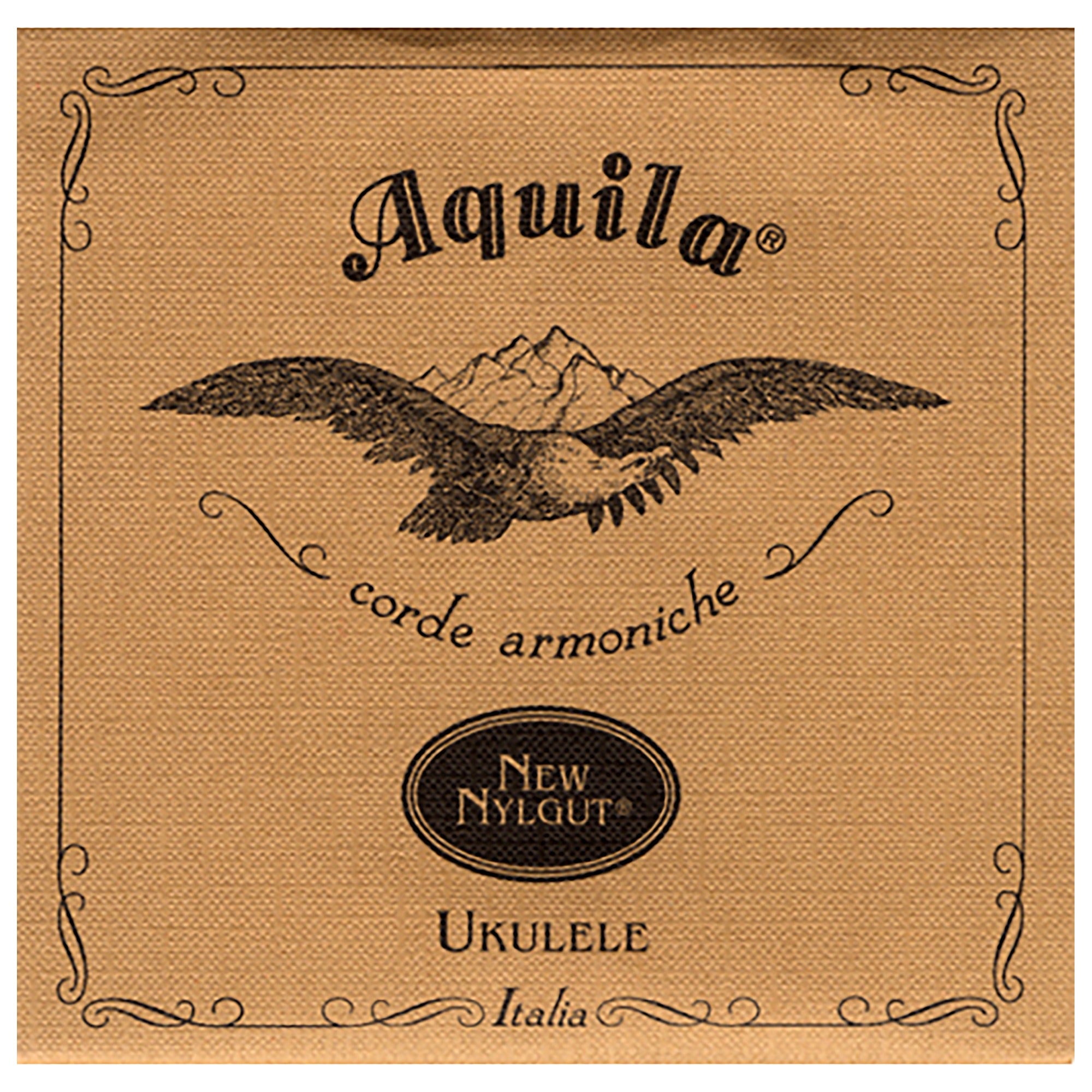 Aquila 23U Baritone Ukulele All Nylgut Strings Regular GCEA