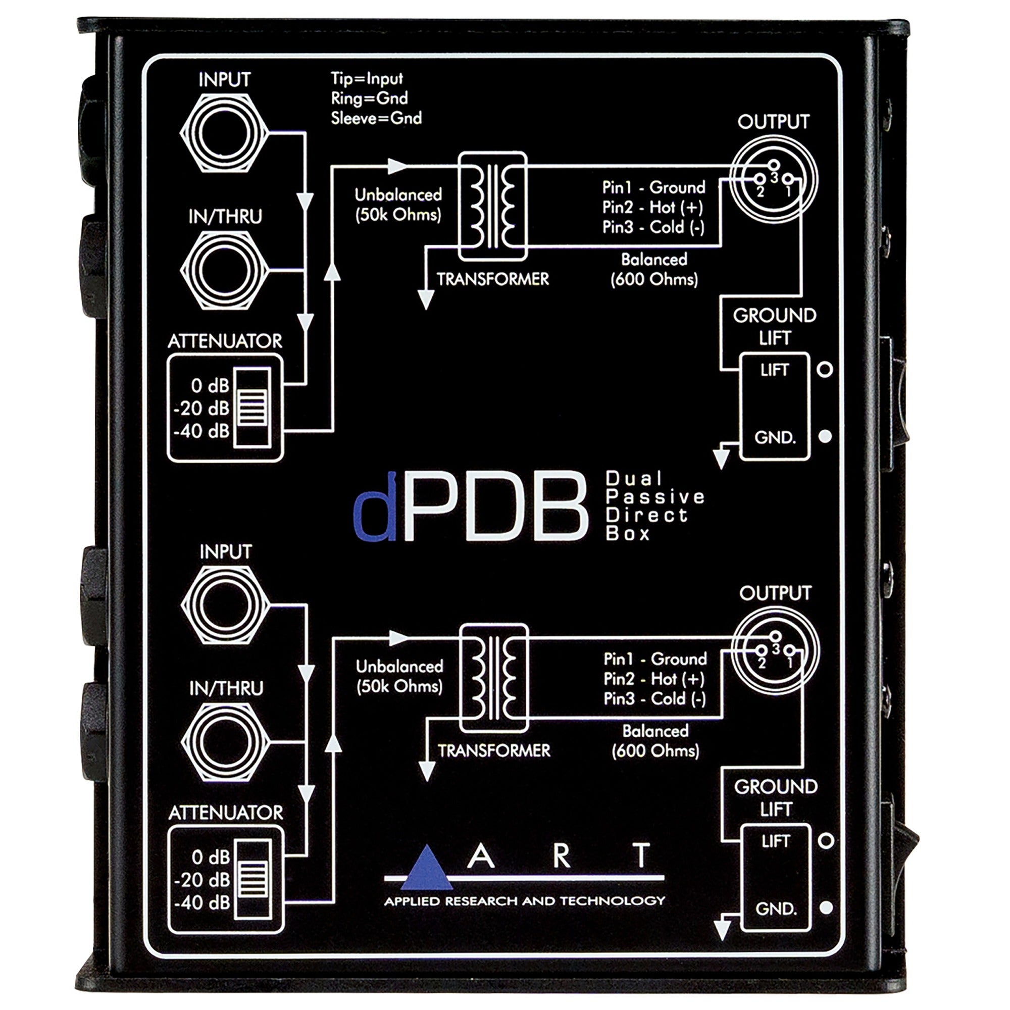 ART DPDB 2-Channel Passive Direct Box
