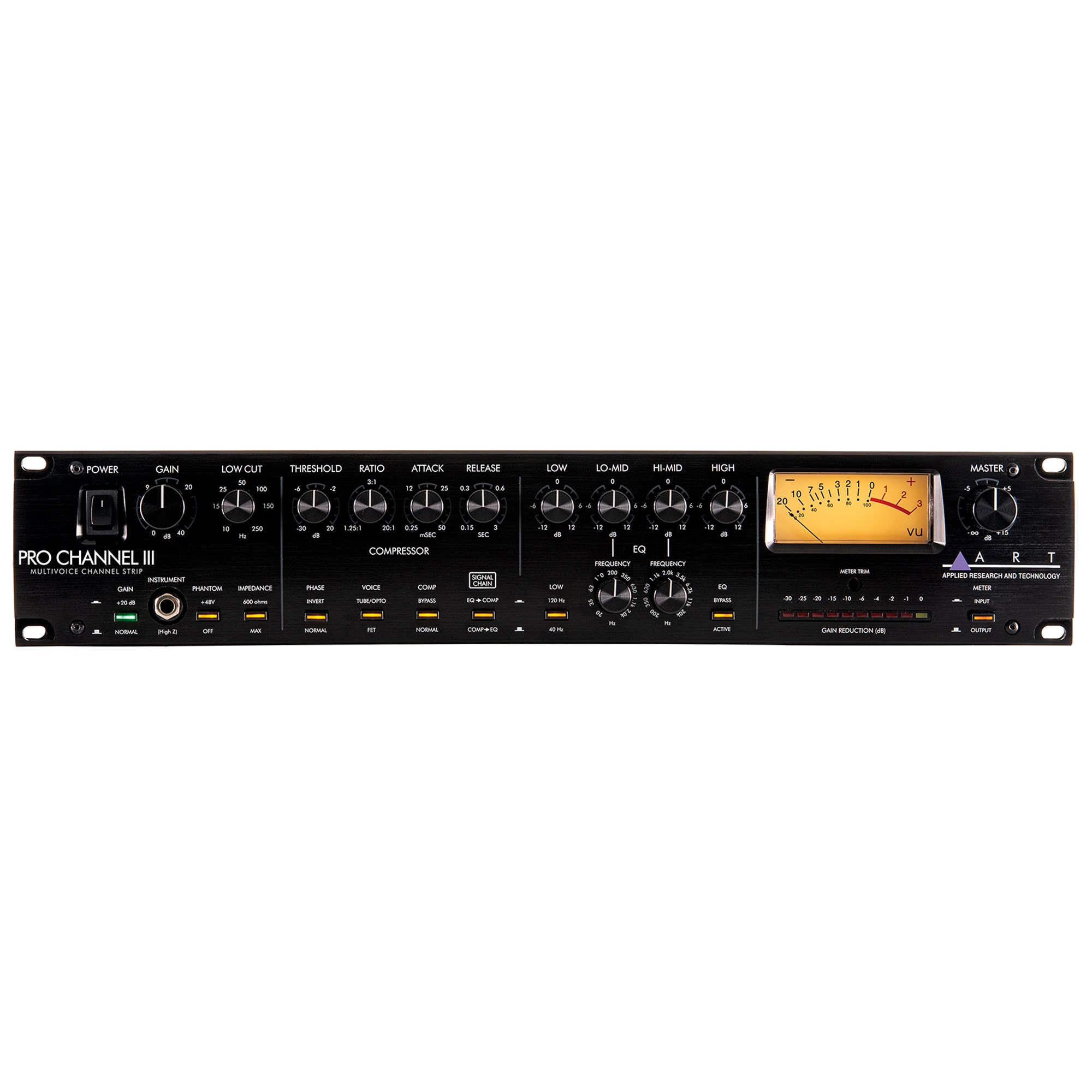 ART PROCHANNEL III Multivoice Microphone Preamp Channel Strip