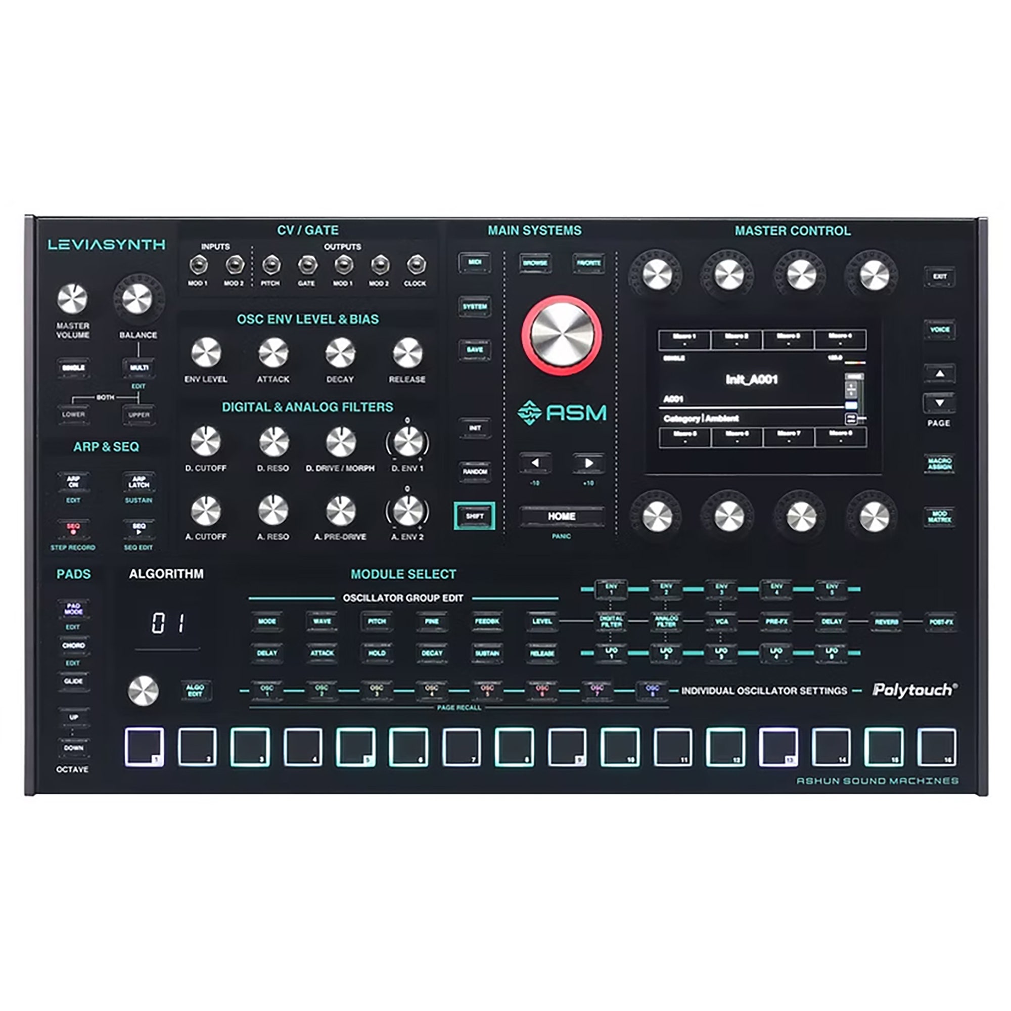 ASM Leviasynth Desktop Synthesizer