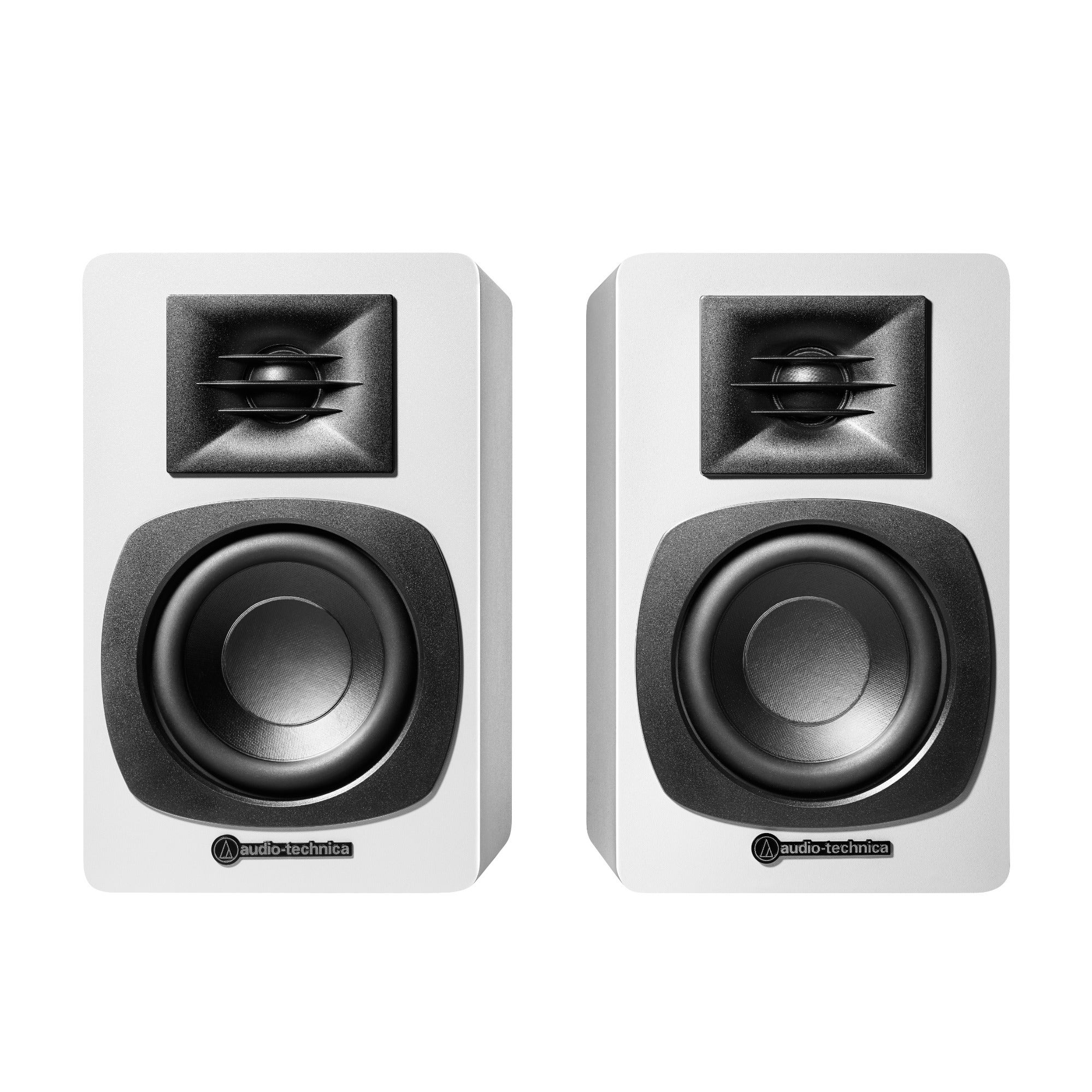 Audio Technica AT-SP3XWH Powered Bookshelf Speaker
