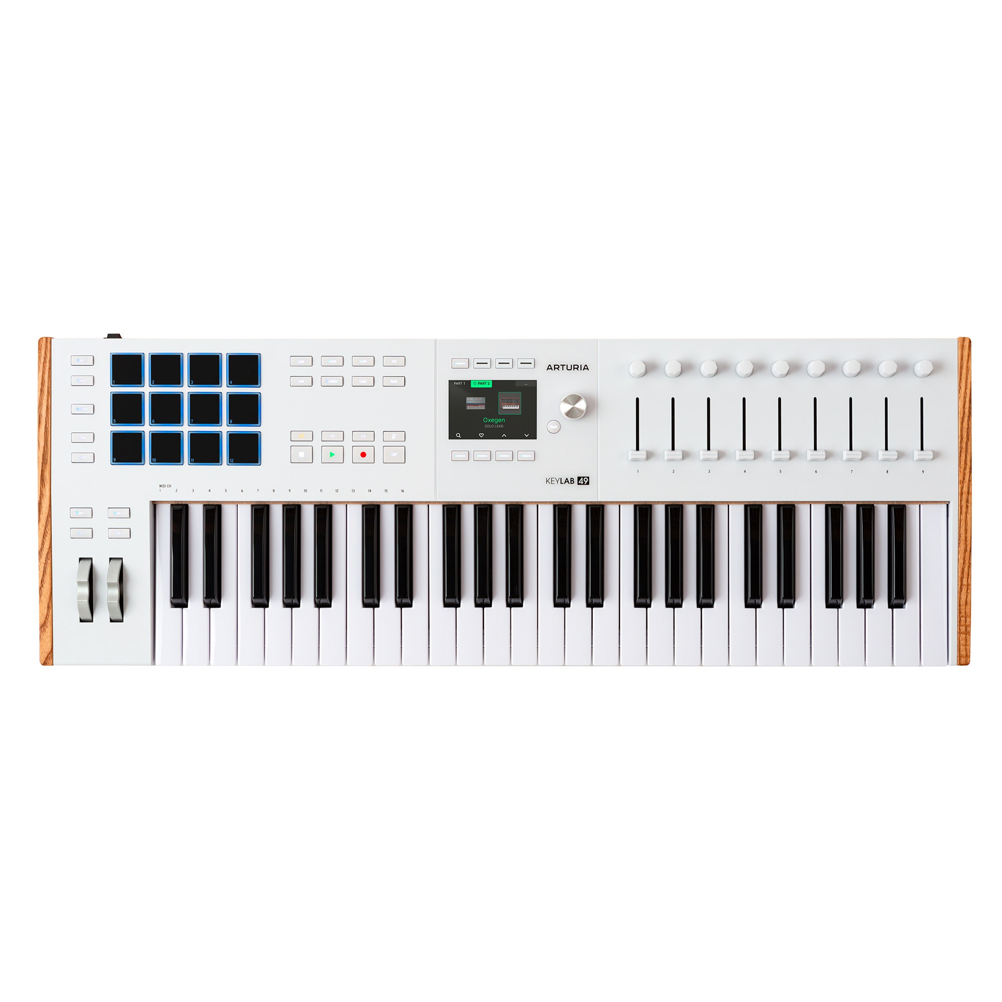Auturia Keylab 49 MK3 Controller Keyboard in White