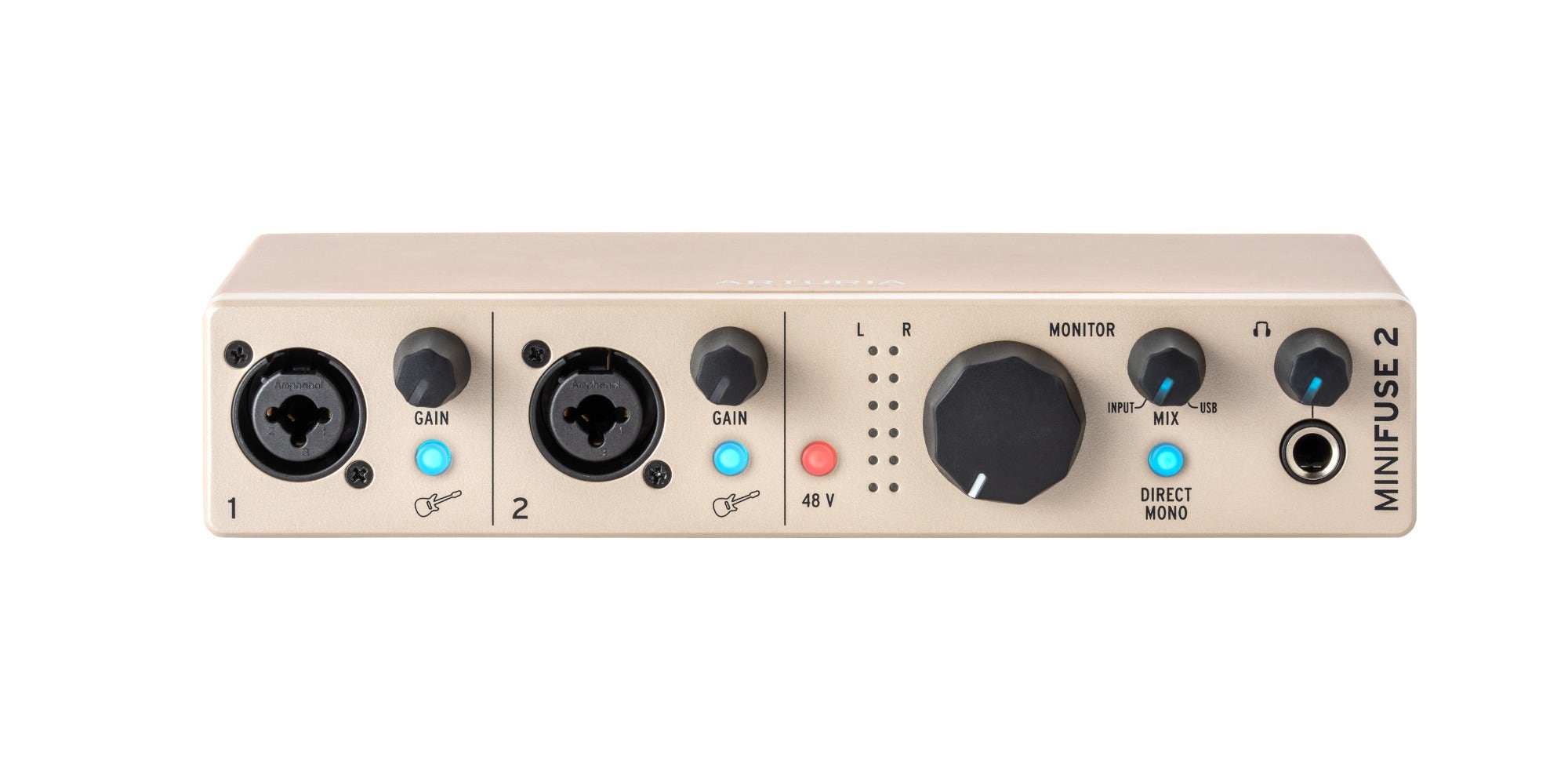 Arturia Minifuse 2 USB Audio Interface Champagne