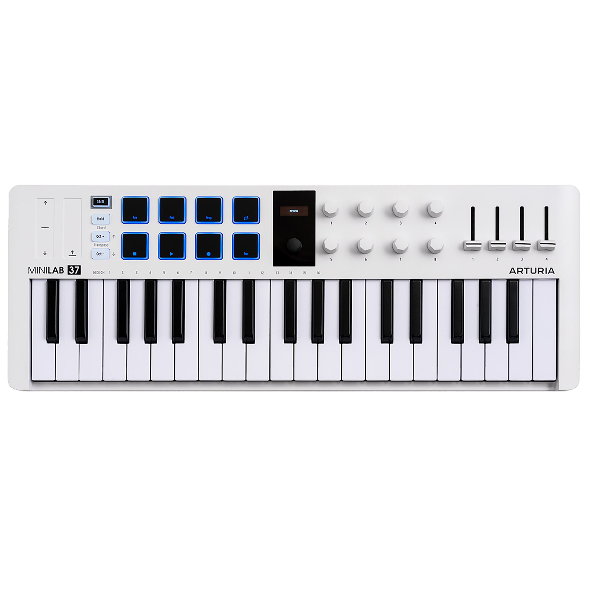 Arturia MiniLab 37 MK3 Keyboard Controller White