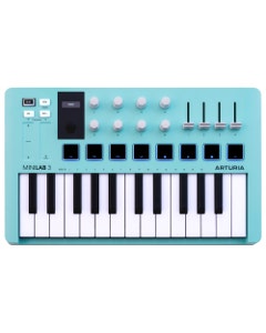 Arturia MiniLab 3 25-Key Keyboard Controller Aquamarine