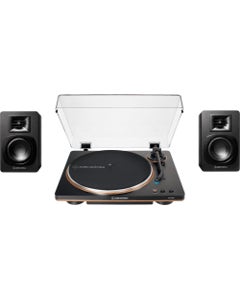 Audio-Technica AT-LP70X Fully-Automatic Belt-Drive Turntable Bronze with AT-SP3X