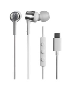 Audio Technica ATH-CKD30CWH Wired USB-C In-Ear Headphones White