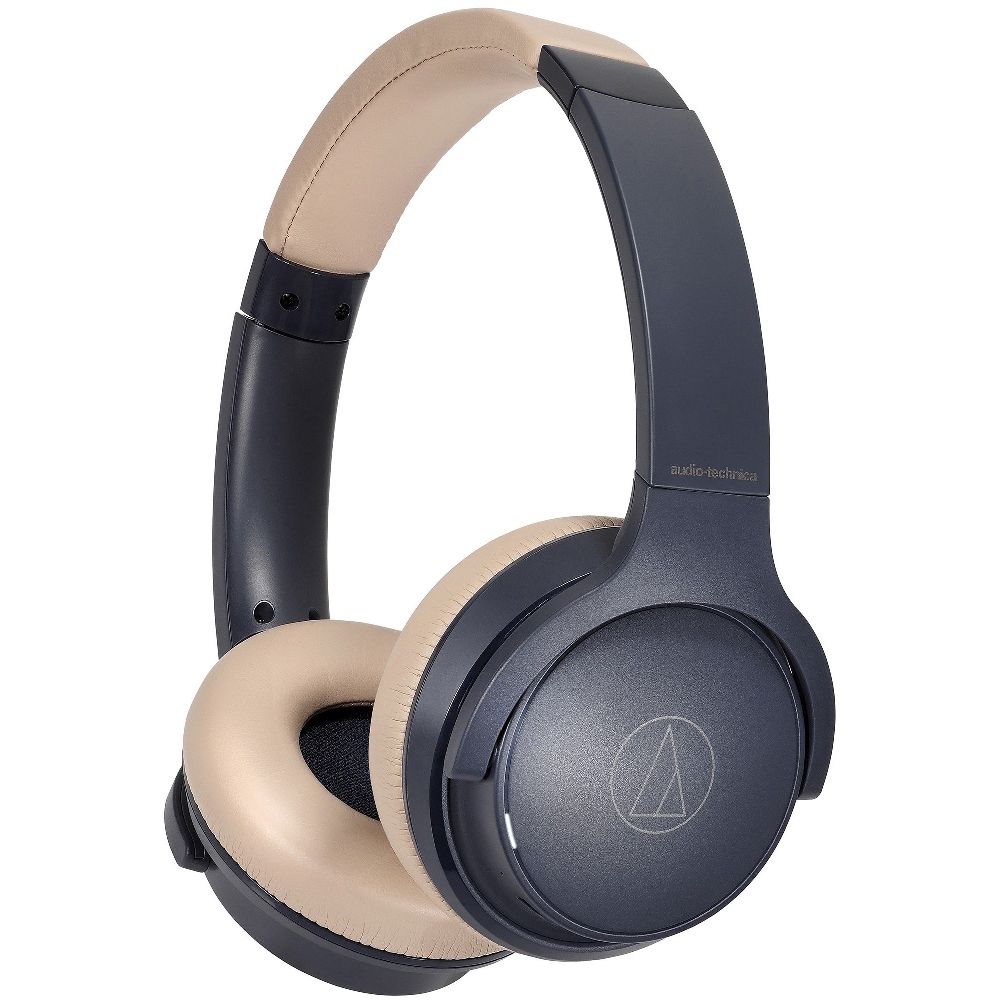 Audio Technica ATH-S220BTNBG Wireless On Ear Headphones Navy/Beige
