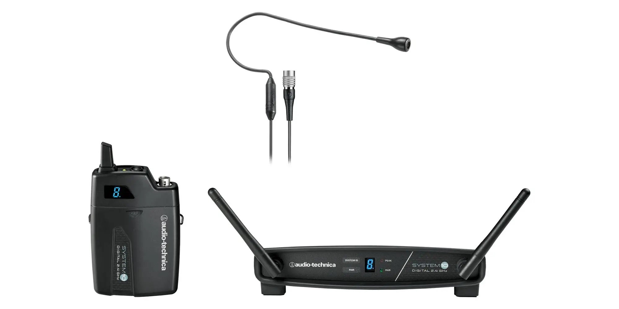 Audio-Technica ATW1101H92 System10 PRO92cW Headworn Wireless Black