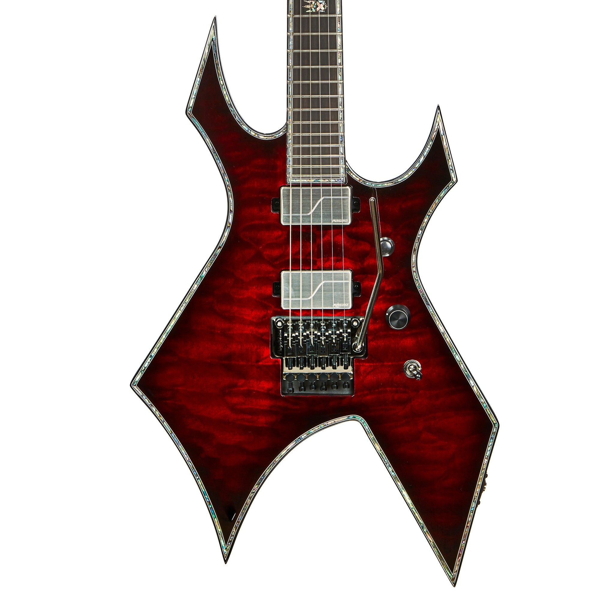 B.C. Rich Warlock Extreme Exotic FR Guitar Black Cherry