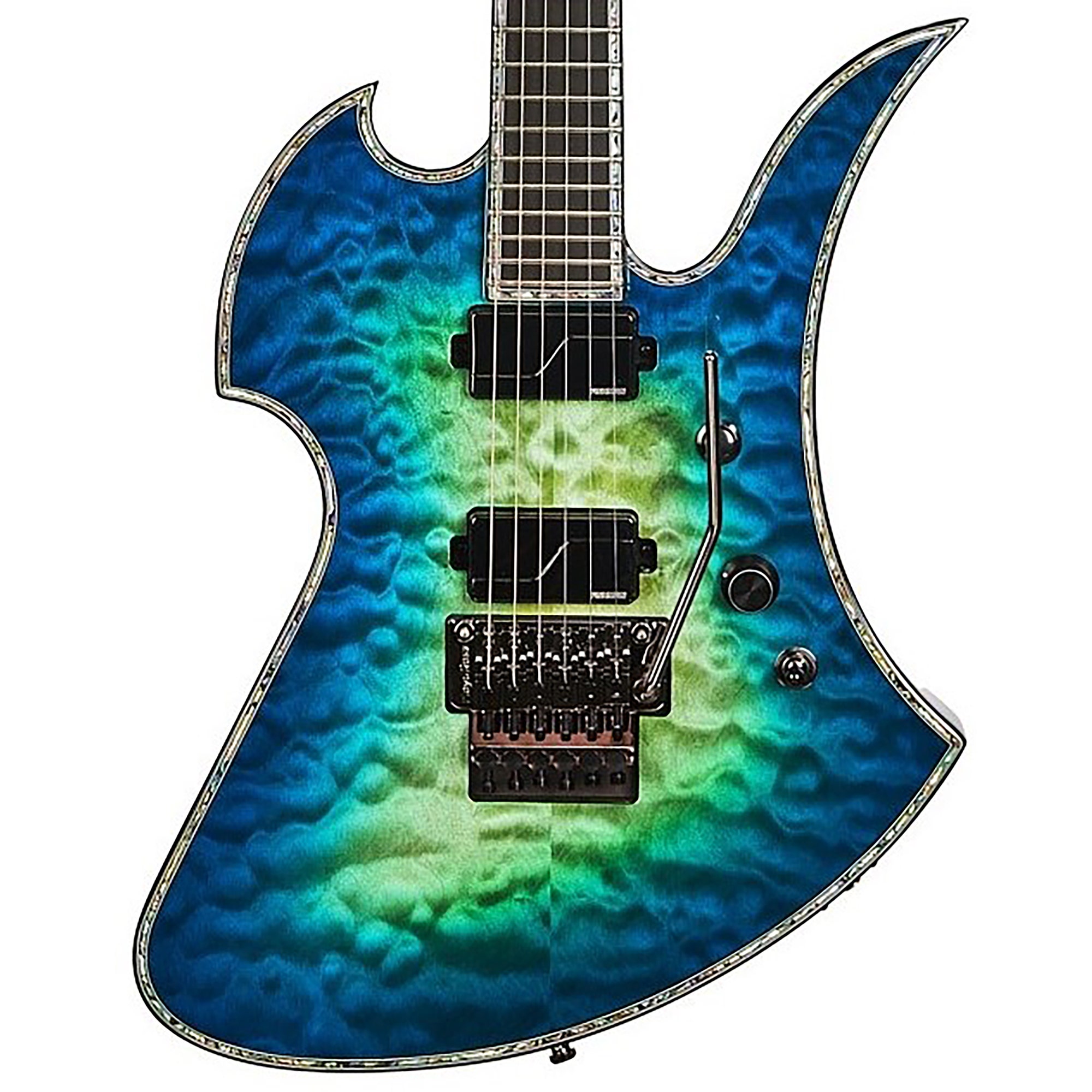 B.C. Rich EXMGFR Mockingbird Extreme Exotic FR Floyd Rose Guitar