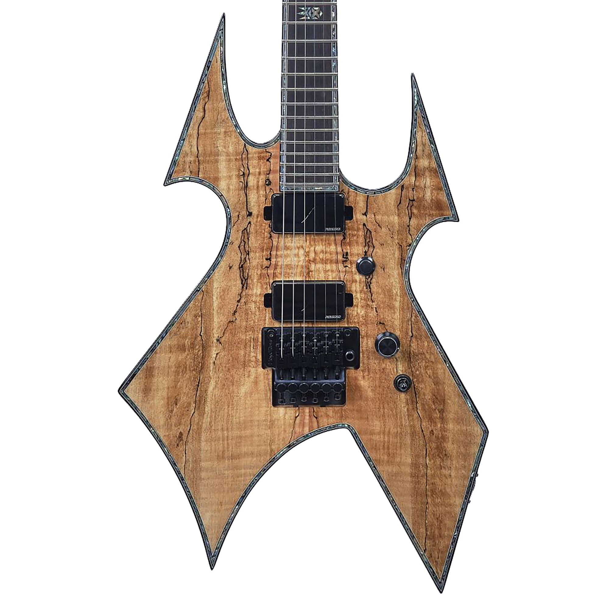 B.C. Rich Warbeast Extreme Exotic Floyd Rose Guitar Spalted Maple