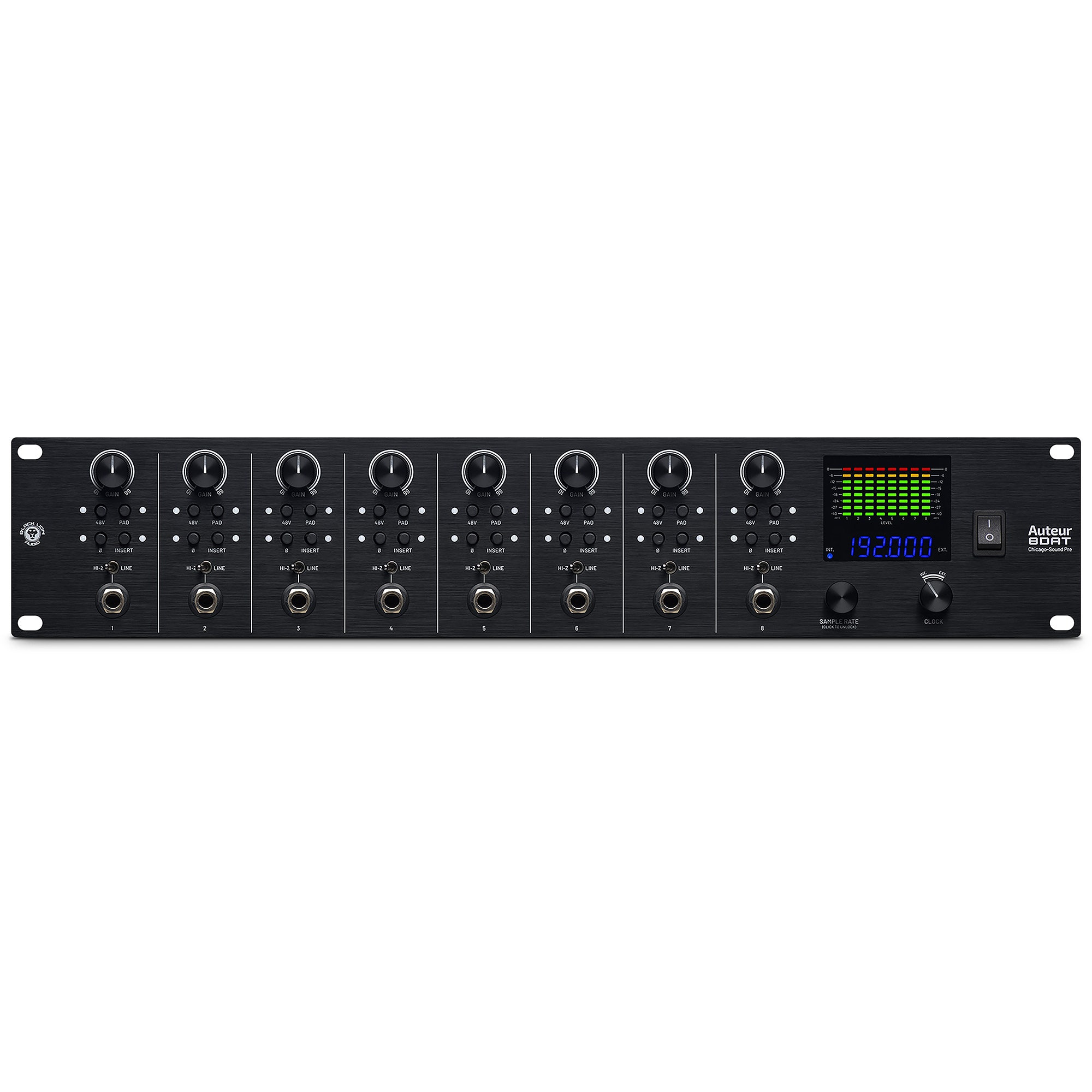 Black Lion Audio AUTEUR 8DAT 8-Channel Microphone Preamp