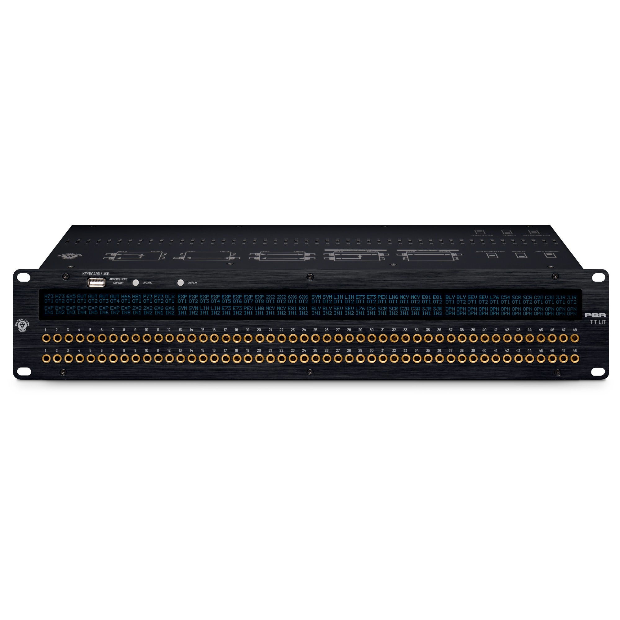 Black Lion Audio PBRTTLIT 96-Point TT Patchbay With LED Strip