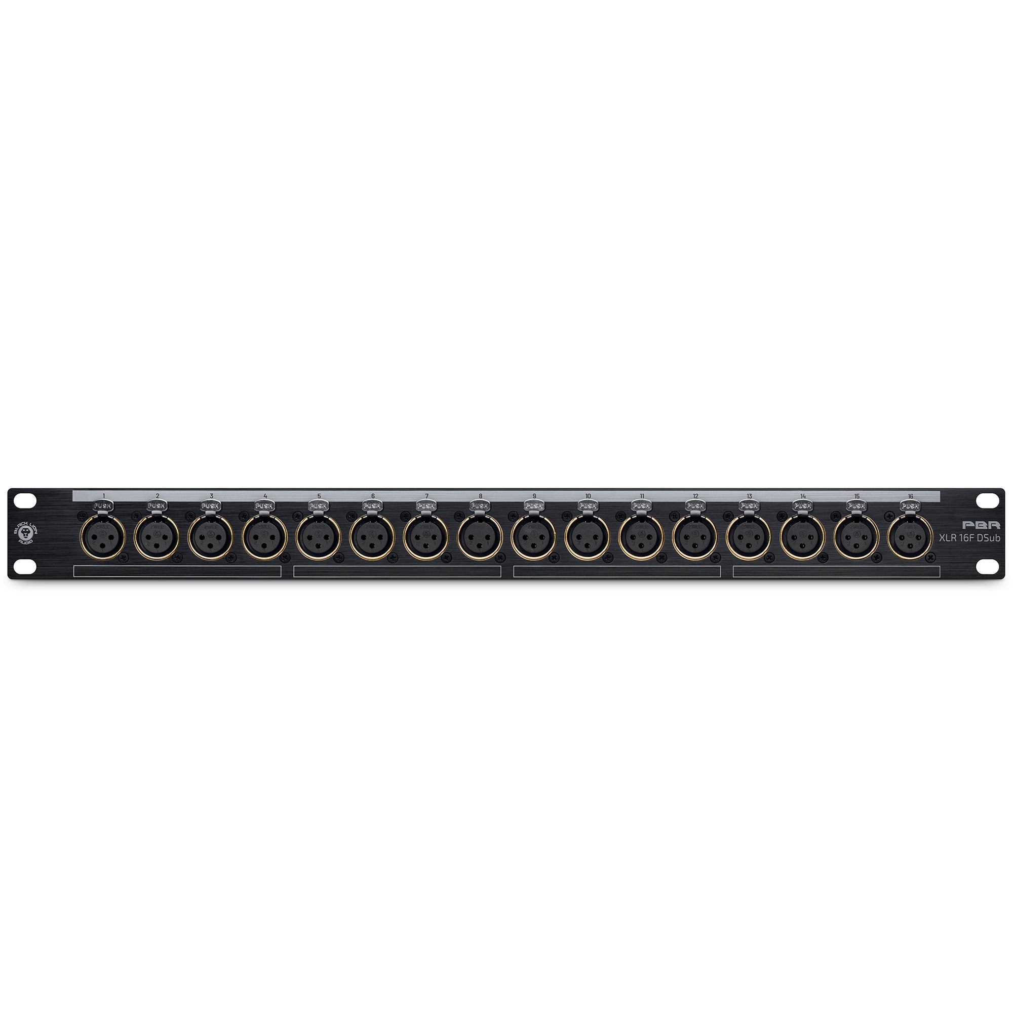 Black Lion Audio PBRXLR16FDSUB 16-Point XLRF Patchbay