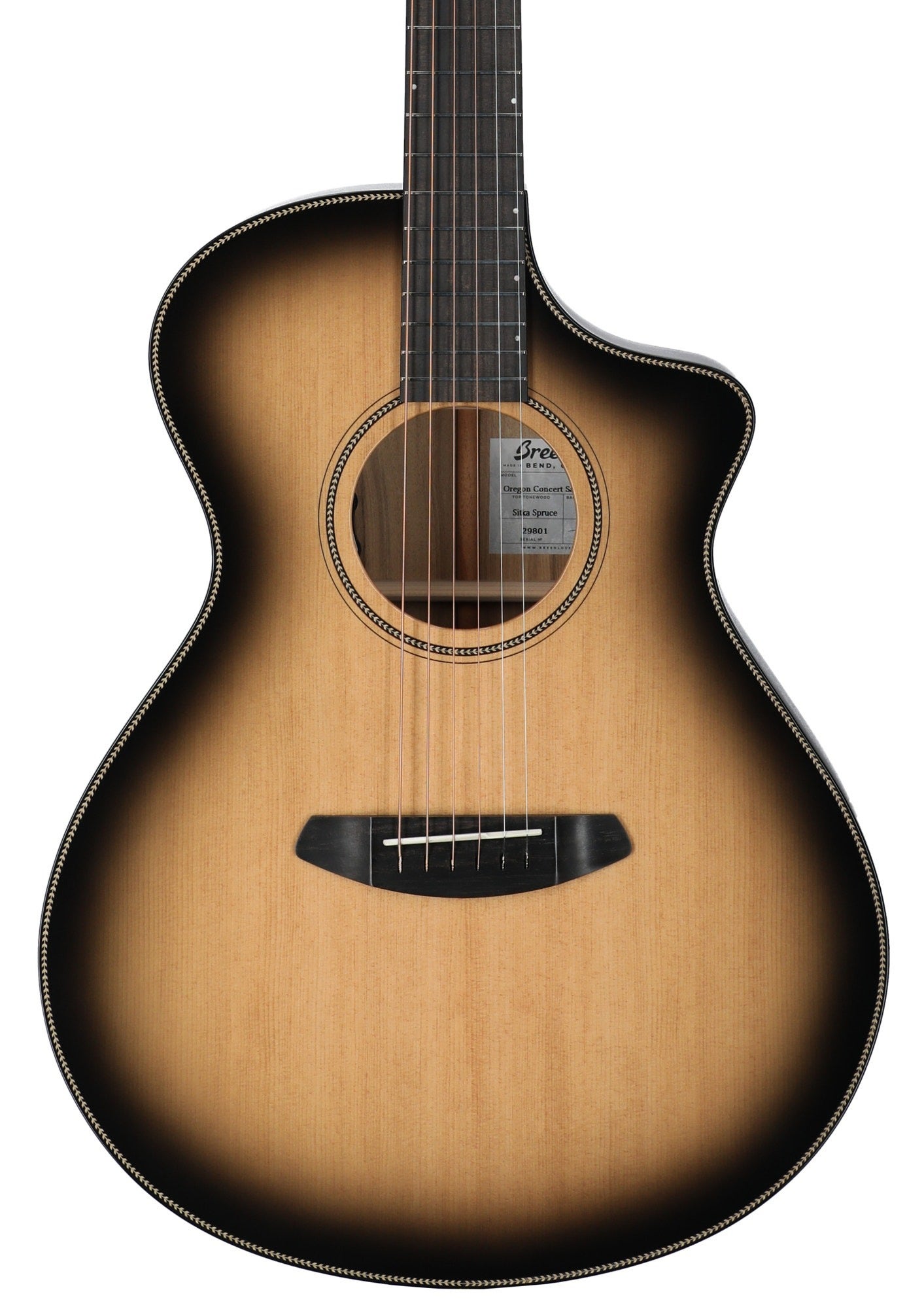 Breedlove Oregon Concert CE Saddleback Sitka-Myrtlewood with Case