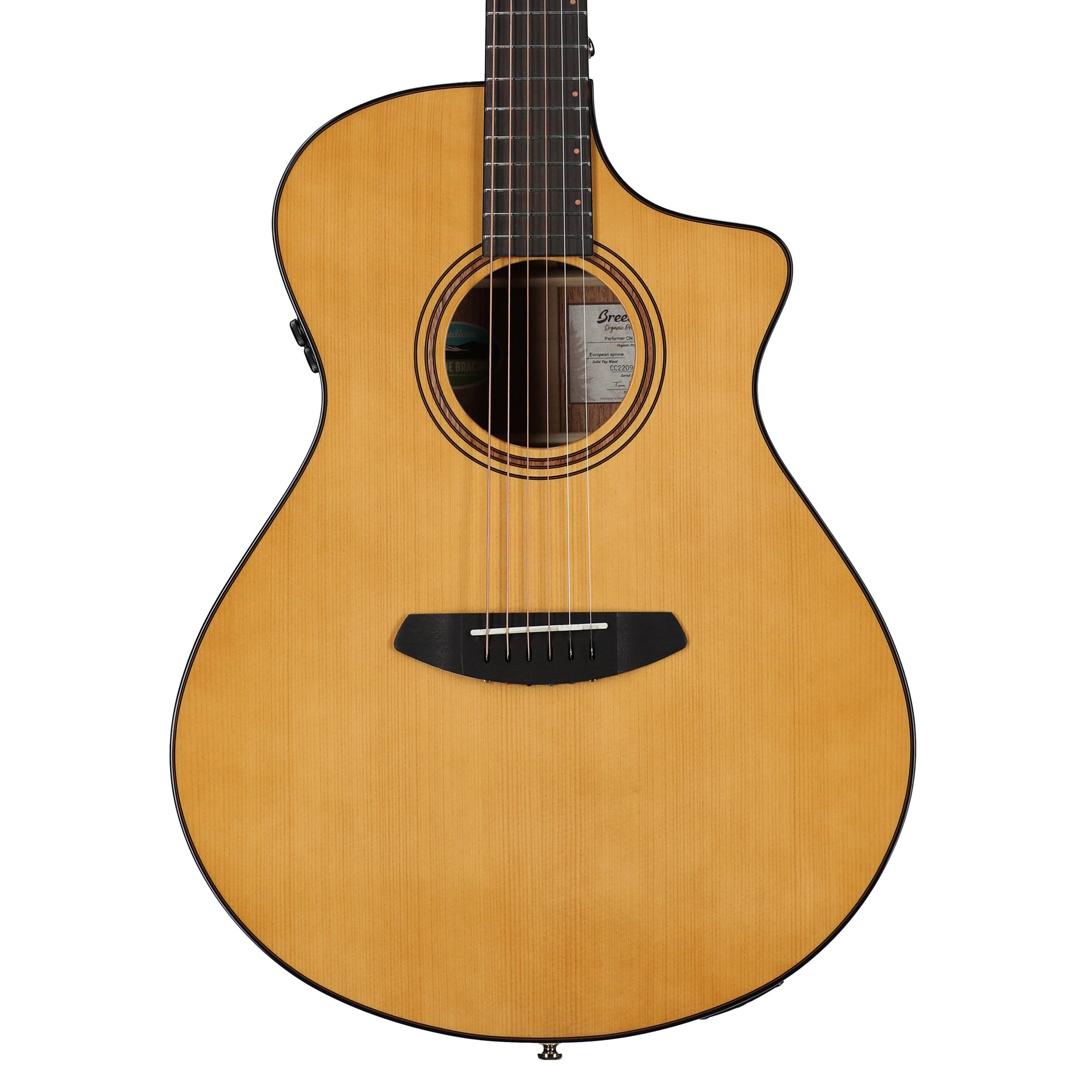Breedlove Performer Pro Concert CE Aged Toner African Mahogany w/Case