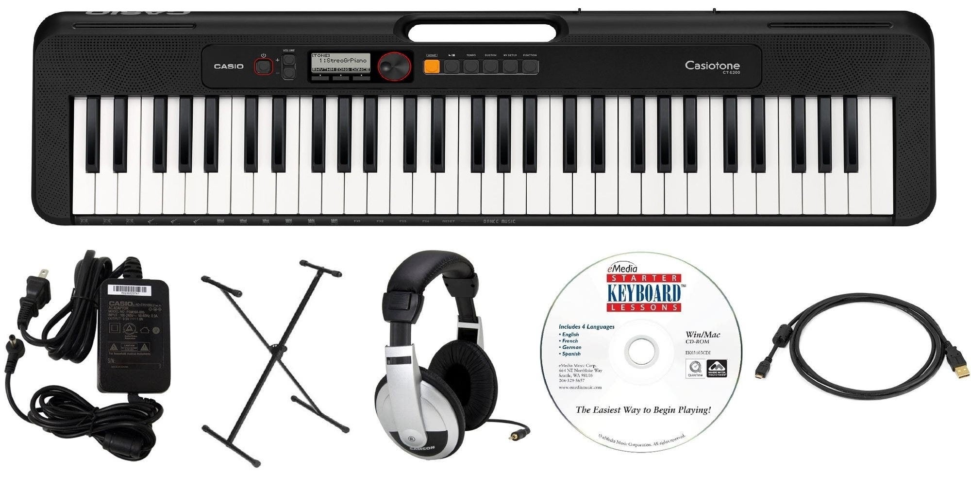 Casio CTS200 EPA Education Pack Black