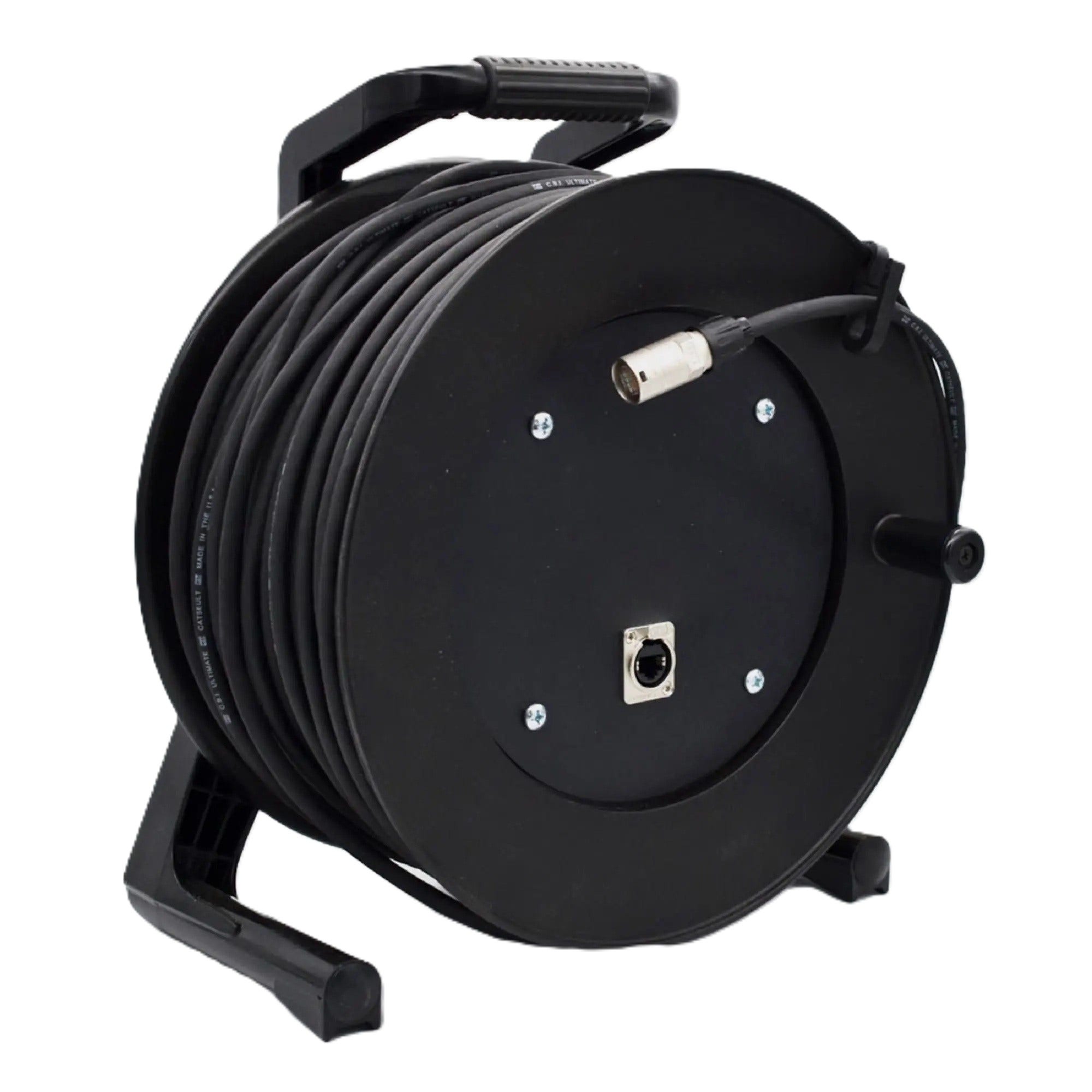 CBI CAT5E-ULT-300 Sheilded Locking CAT5 Ethercon Reel 300 Foot