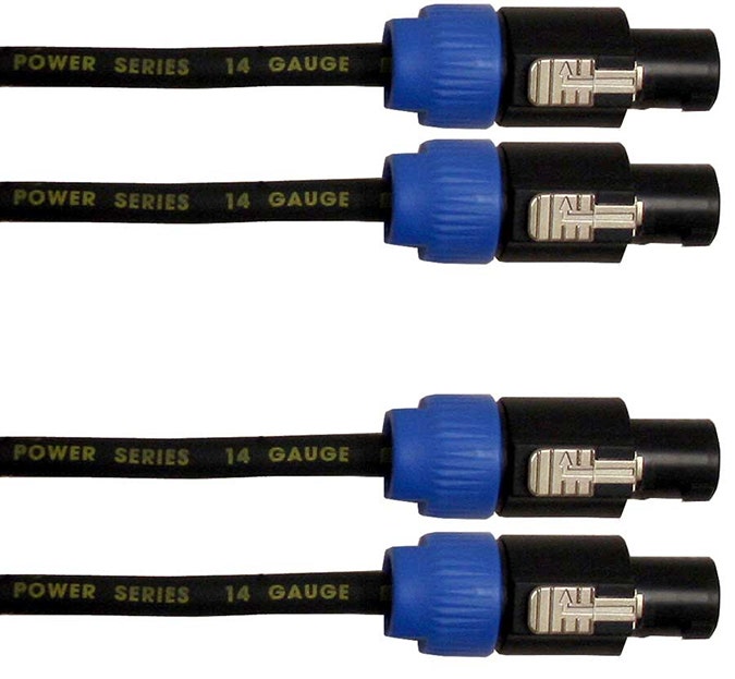 CBI Spkr Cbl 14 Ga Speakon to Speakon 10 Ft 2 Pk