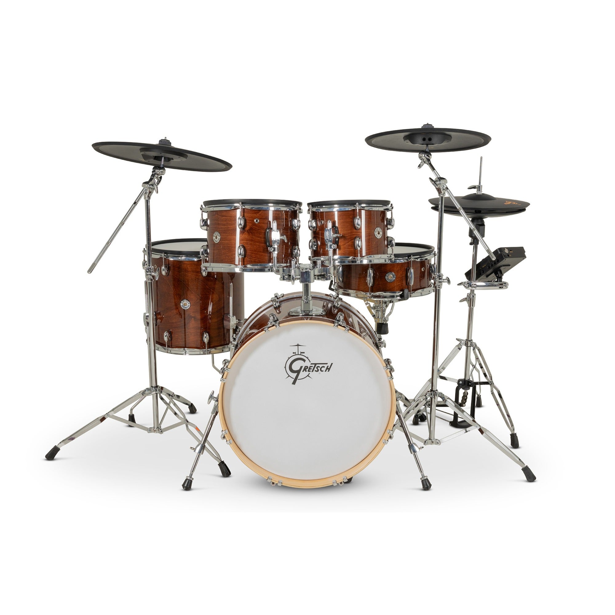 Gretsch Catalina EVO 5-Piece Edrum Set Walnut Glaze