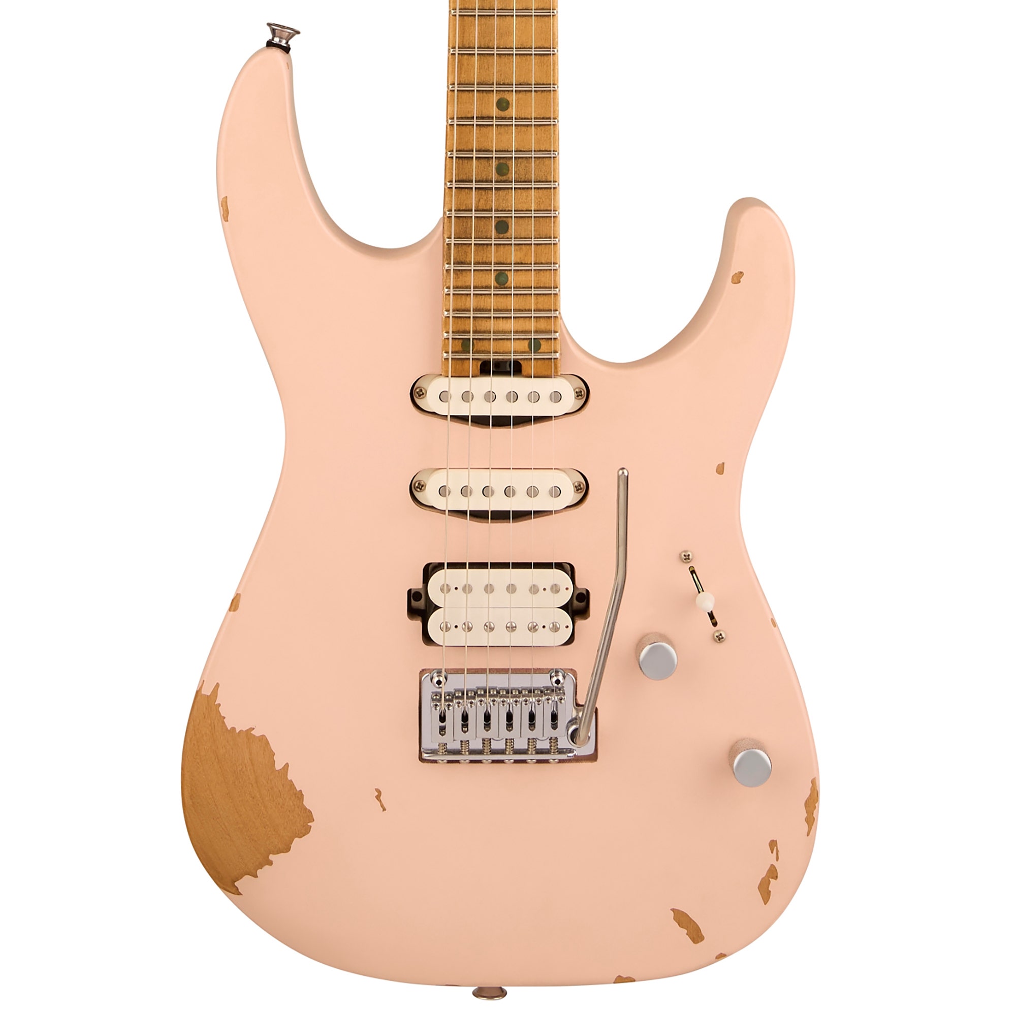 Charvel Rick Graham PM DK24 Guitar with Bag Worn Shell Pink