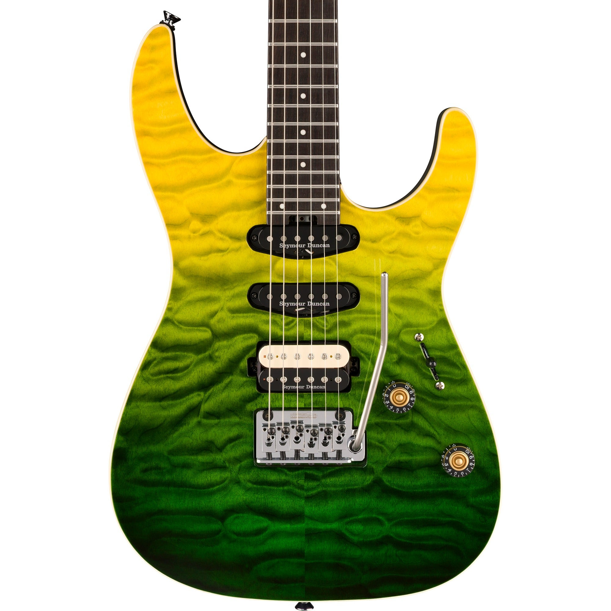 Charvel Pro-Mod Plus Dinky DK24 2PT HSS EB QM Guitar with Bag