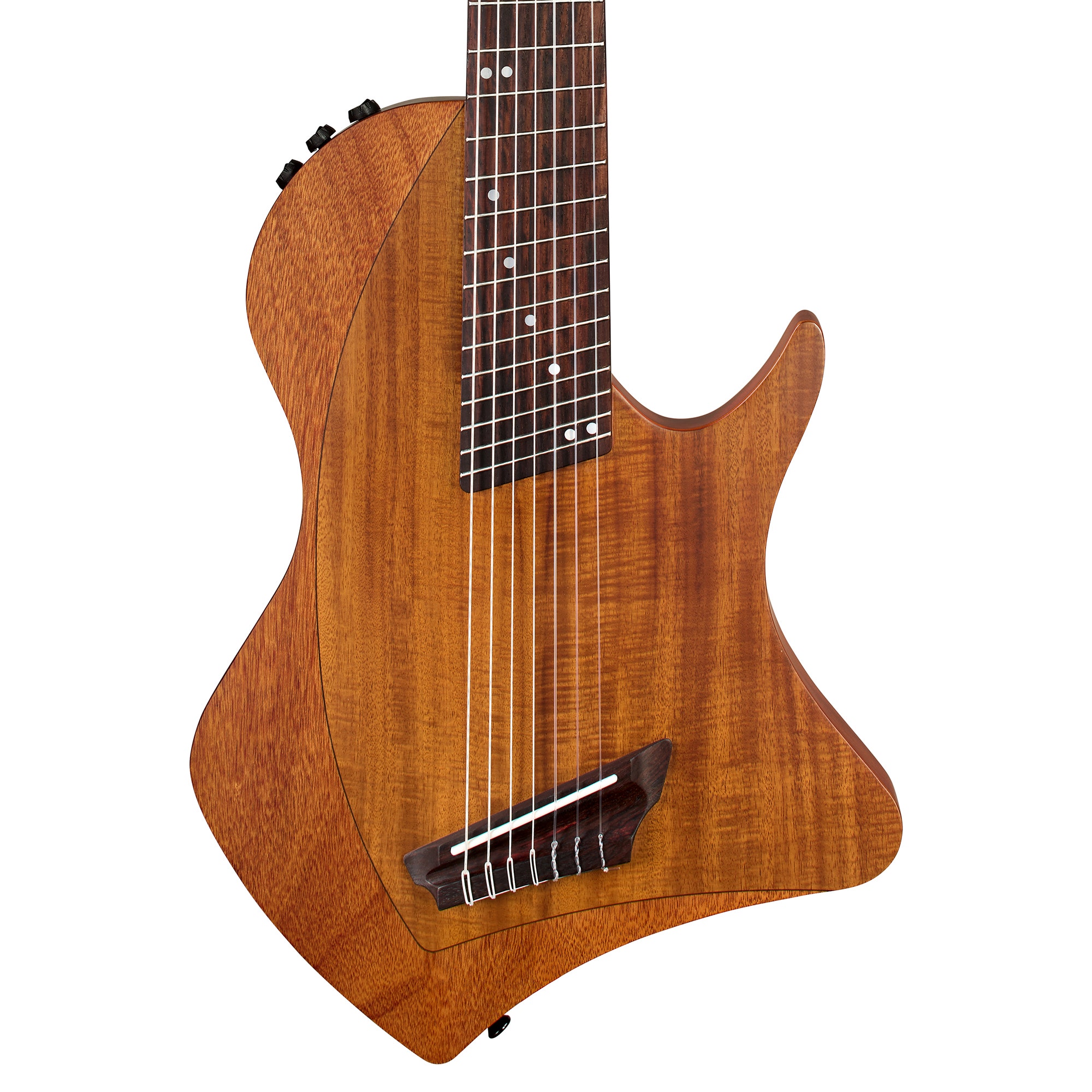 Cordoba Abasi Stage 7 Nylon String 7-String Guitar Acacia with Gigbag