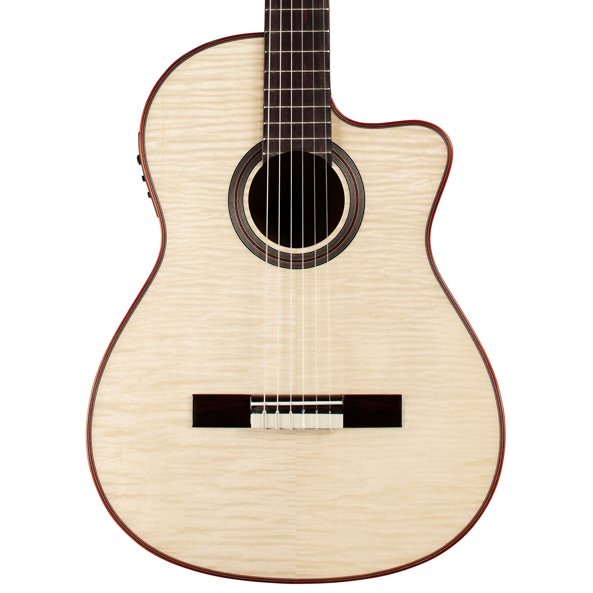 Cordoba Fusion 12 Exotic Top Nylon Classical Guitar White Sands