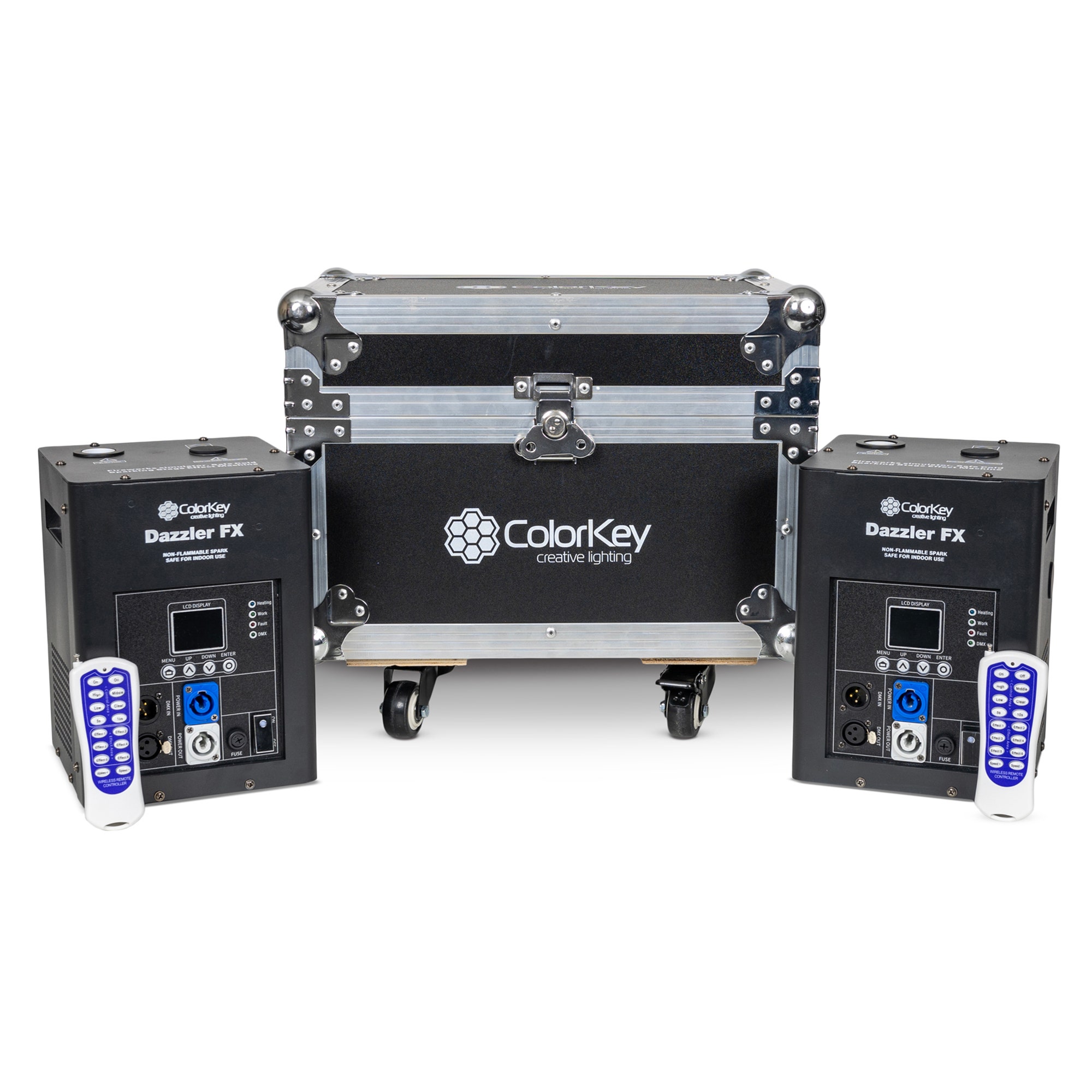 ColorKey Dazzler FX MKII 2 Pack Bundle with Case