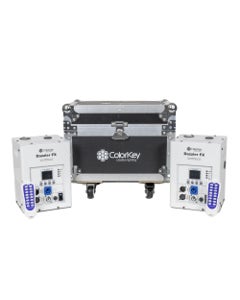 ColorKey Dazzler FX MKII 2 Pack Bundle with Case White