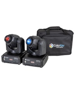 Colorkey Mobile Spot 50 Effect Light 2 Pack w/Bag
