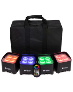 Colorkey MobilePar Mini Hex 4 MKII Stage Light 4 Pak