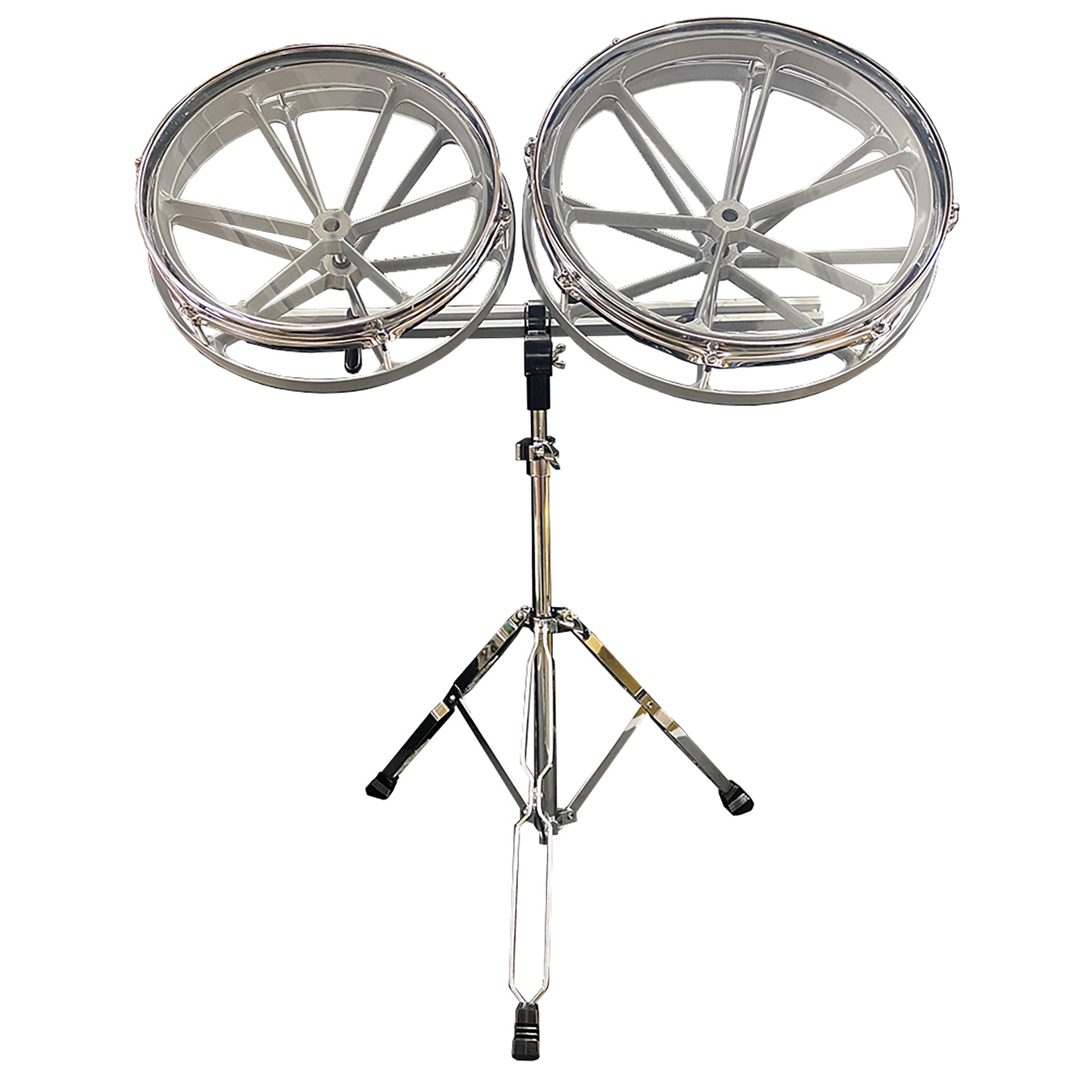 Cardinal Percussion Spin Tune Toms 12 / 14 Inch with Stand