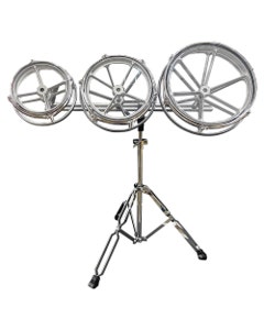 Cardinal Percussion Spin Tune Toms 8/10/12 Inch with Stand
