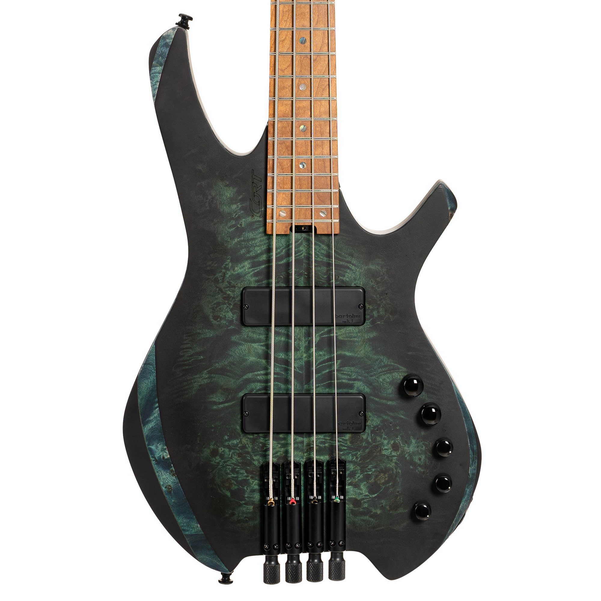 Cort Space Bass 4-String Electric Bass Guitar Star Dust Green with Gigbag
