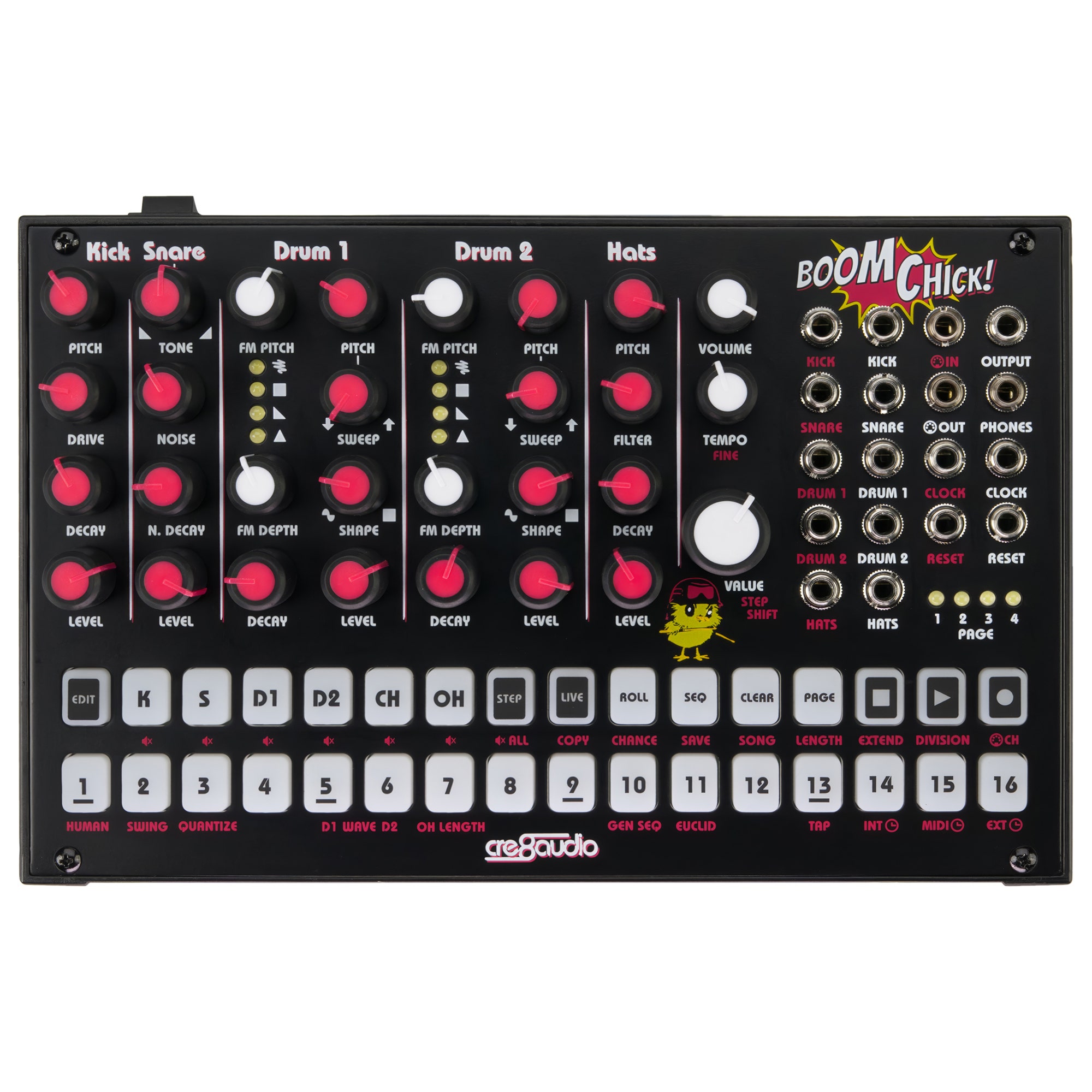 Cre8Audio Boom Chick Pure Analog Drum Machine