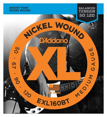 D'Addario EXL BT Balanced Tension Nickel Wound Electric Bass Strings