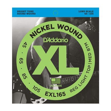 DAddario EXL165 XL Nickel Wound Long Scale Bass Strings