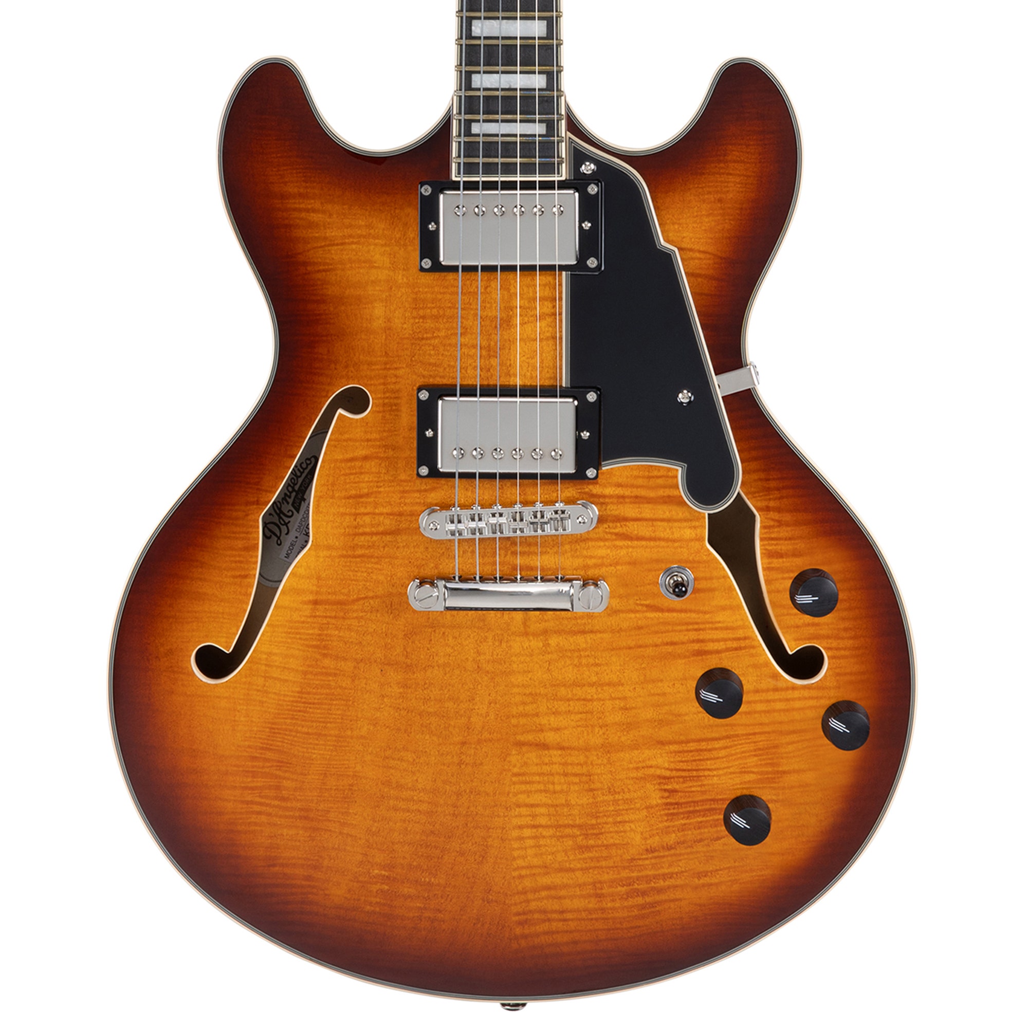 D'Angelico Premier DC Guitar Dark Iced Tea Burst with Gigbag